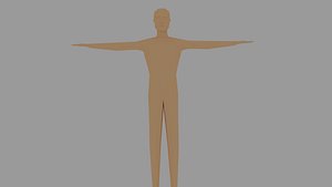 low poly man