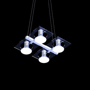 3dsmax pendant light fabbian aster