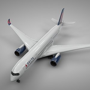 airbus a350-900 delta airlines model