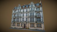 Facade of an Art Nouveau tenement house 02