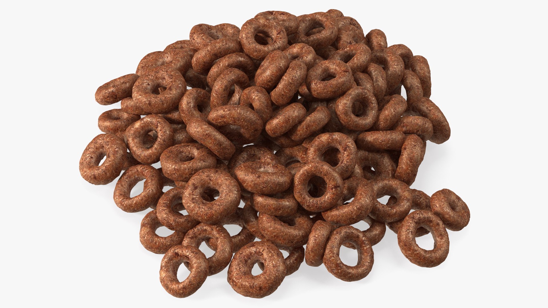 Chocolate Cereals Rings 3D model preview