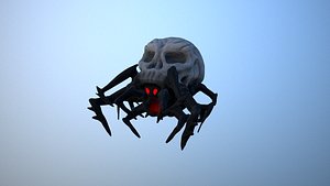 spider skull 3D model