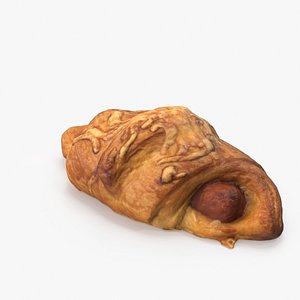 Sausage Croissant 3D