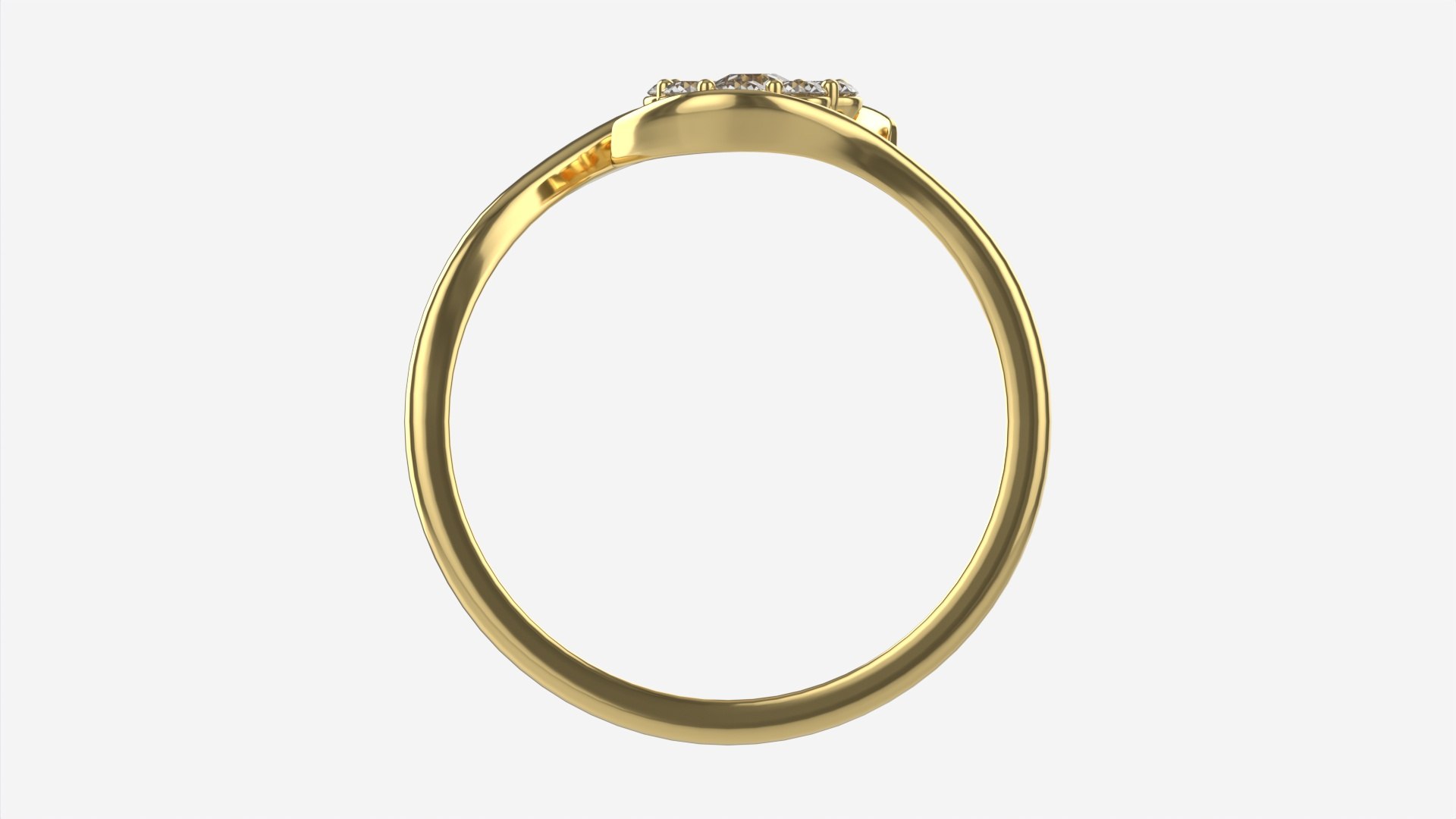 3D Gold Diamond Ring Jewelry 05 Model - TurboSquid 1968706