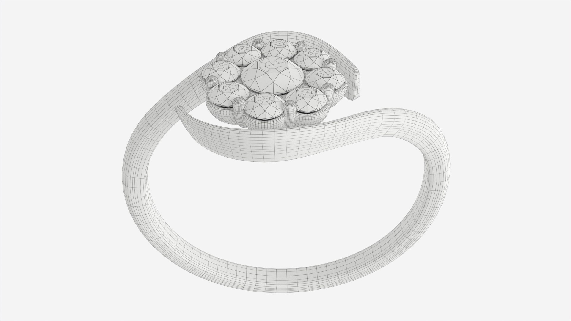 3D Gold Diamond Ring Jewelry 05 Model - TurboSquid 1968706