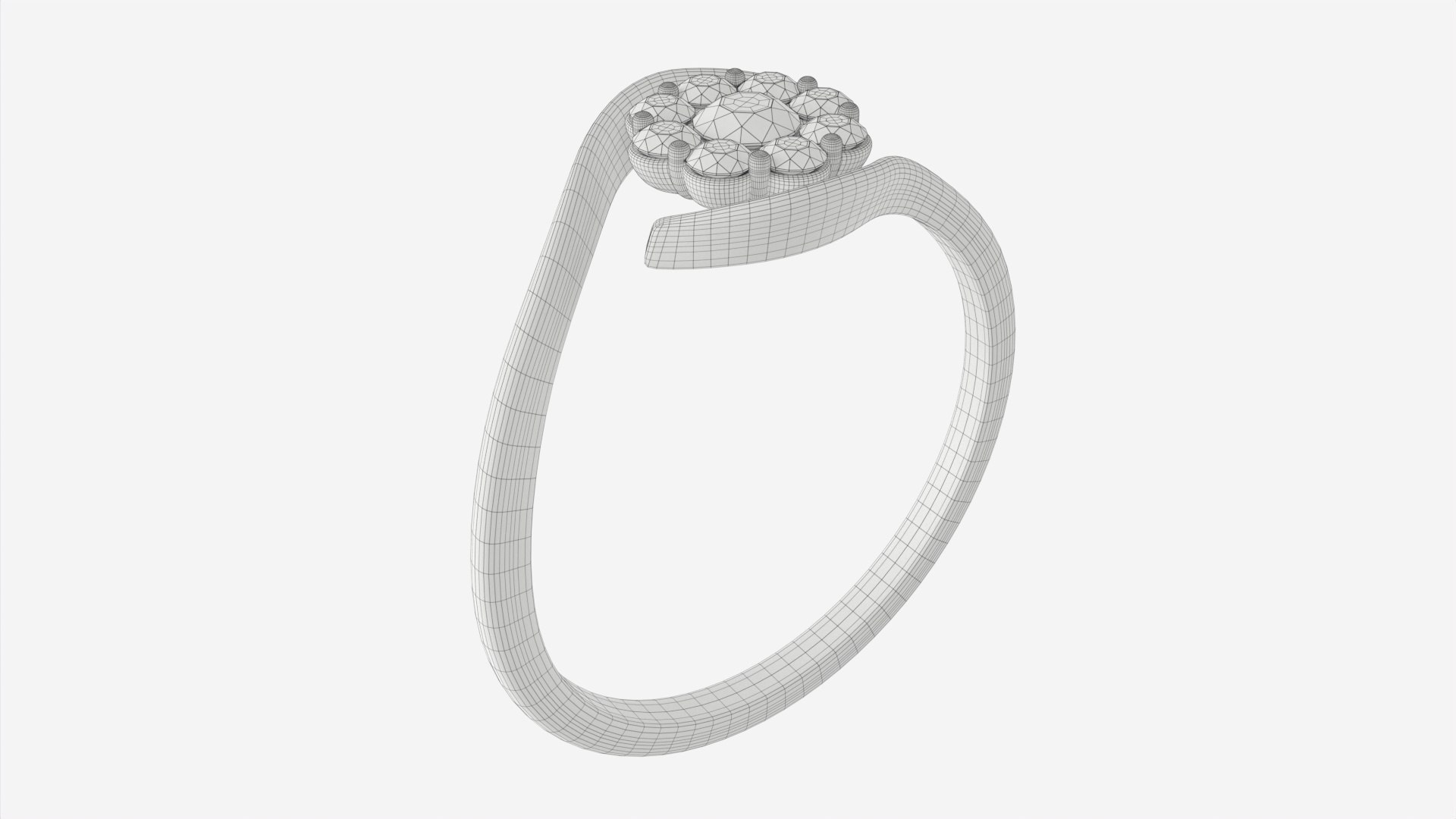 3D Gold Diamond Ring Jewelry 05 Model - TurboSquid 1968706