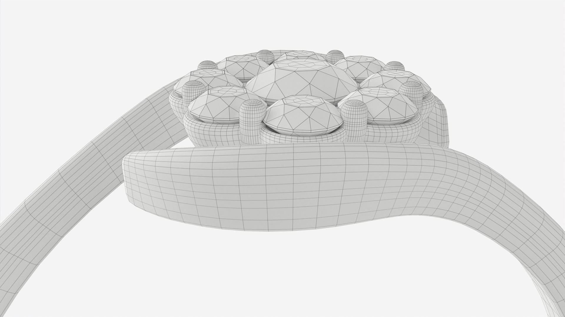 3D Gold Diamond Ring Jewelry 05 Model - TurboSquid 1968706