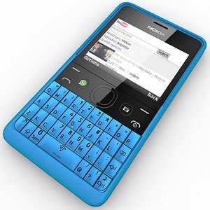 3d nokia asha 210 model