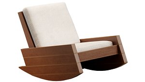 3D Asturias Rocking Armchair