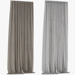 Curtain    Polygons  16703 3D model