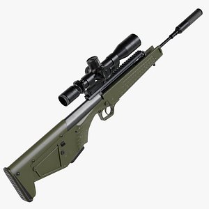 Kel-Tec RDB Hunter Rifle 3D model