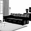 3D modern living room model