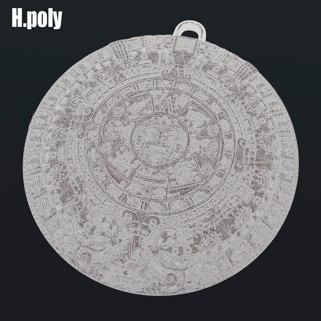 3D Aztec Piedra Del Sol - TurboSquid 1805477