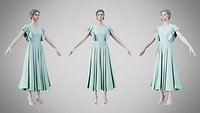 Dress 45 Blizzard Blue