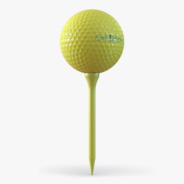 3ds golf ball tee yellow