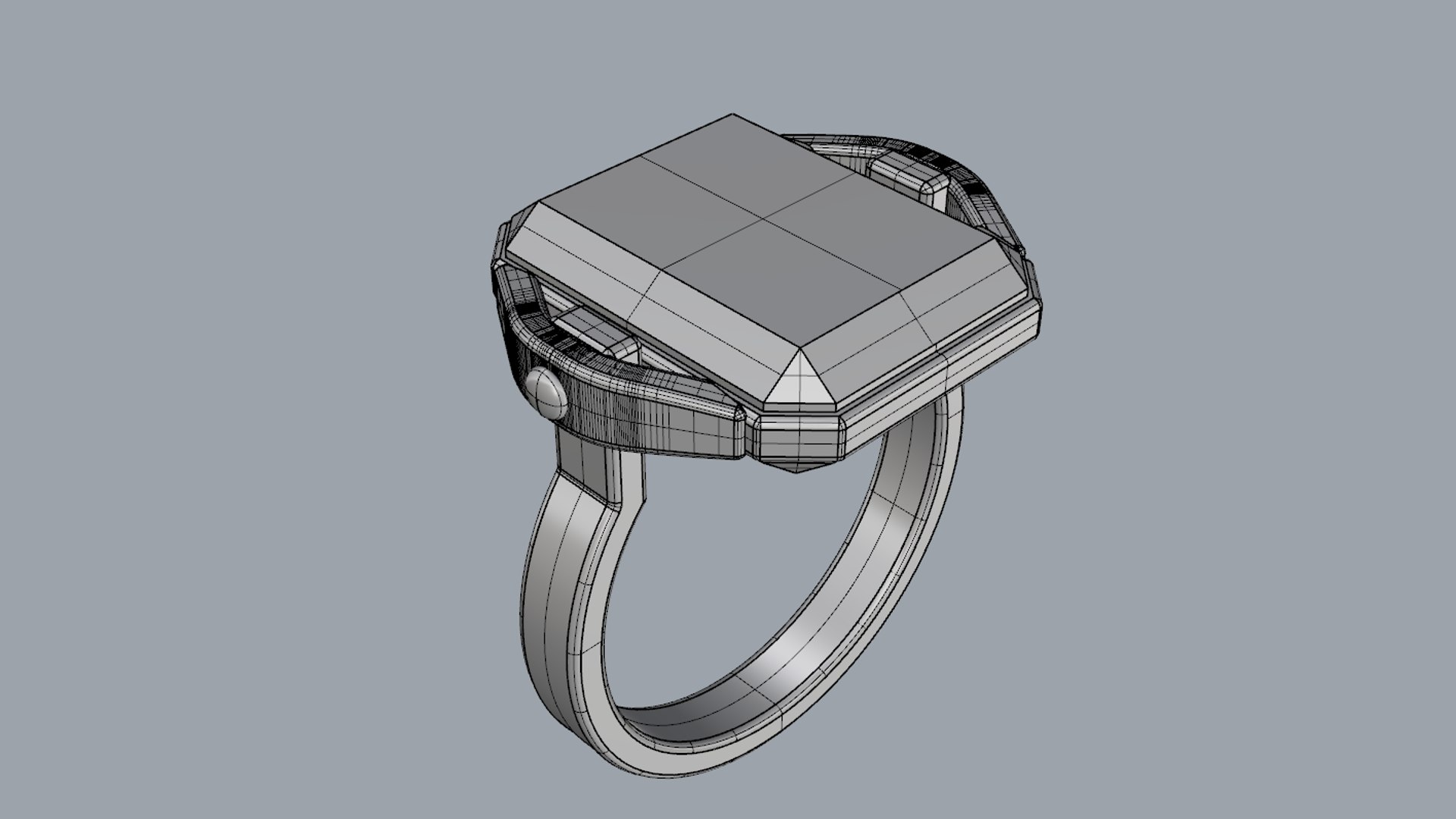 Double Faces Ring 3D Model - TurboSquid 1999676