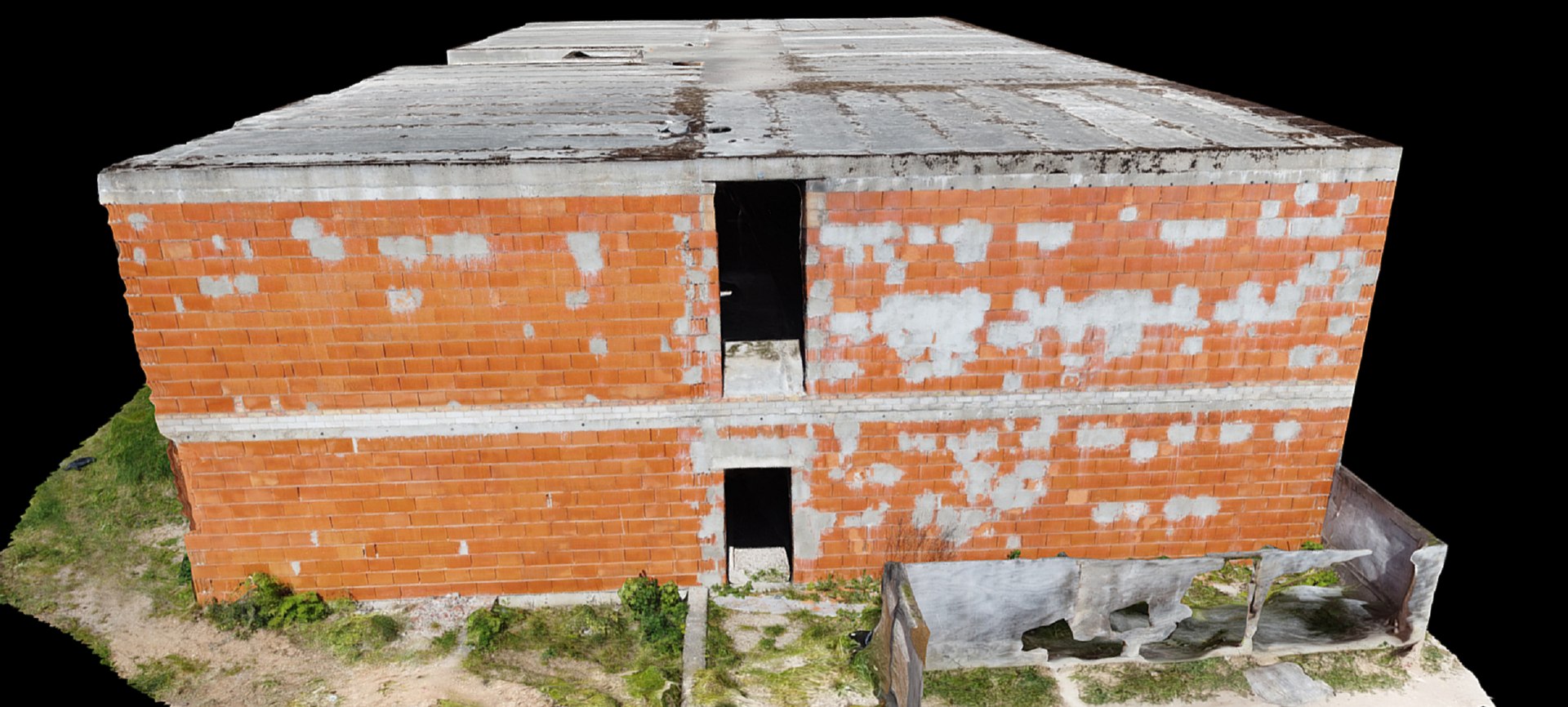 3D Model Concrete Unfinished Building - TurboSquid 1853905