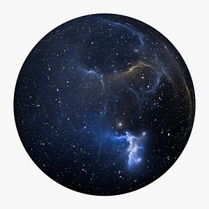 3D HDRI Panoramic Sky - 360 space nebula n3547