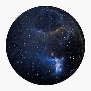 HDRI Panoramic Sky - 360 space nebula n3547