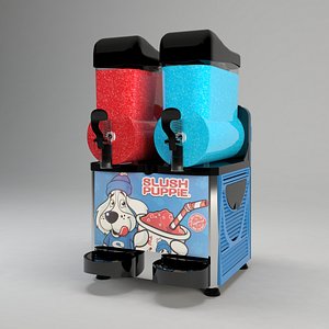 slush machine 3d model