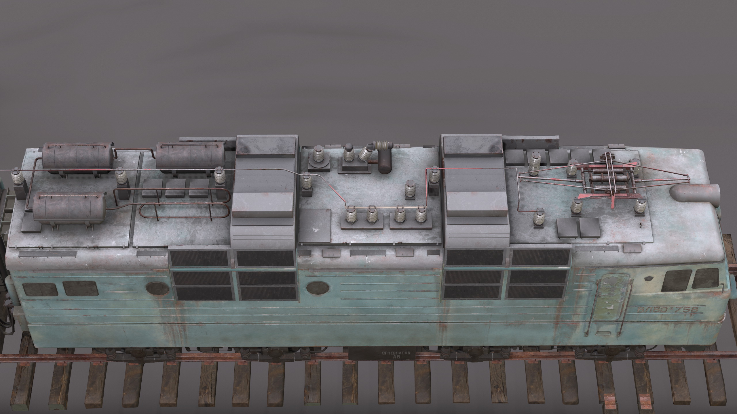 3D old soviet locomotive vl80 - TurboSquid 1484586
