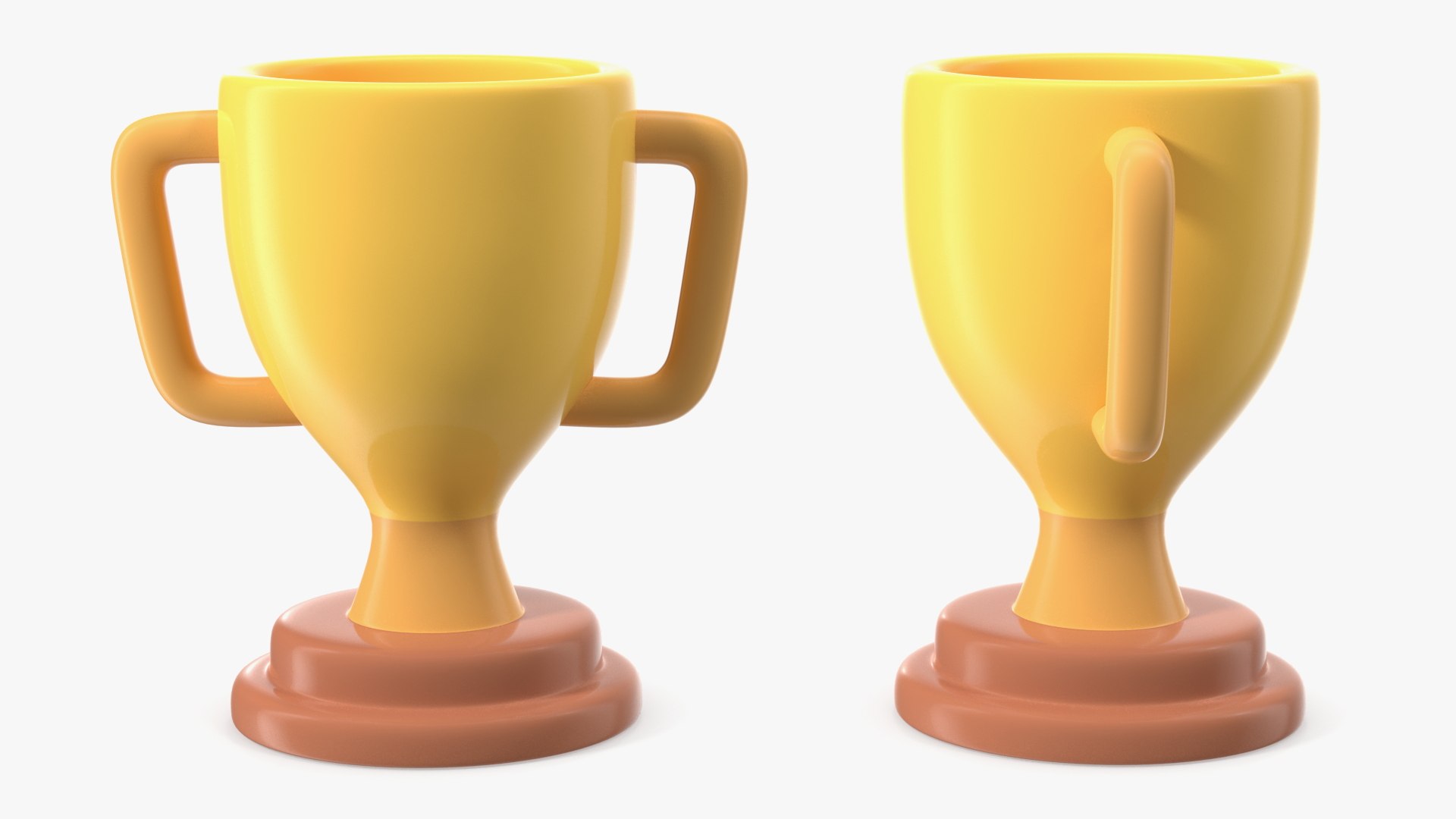 Trophy Emoji 3D model preview