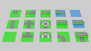 3D model Game Roads