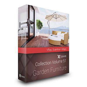 max cgaxis volume 51 garden furniture