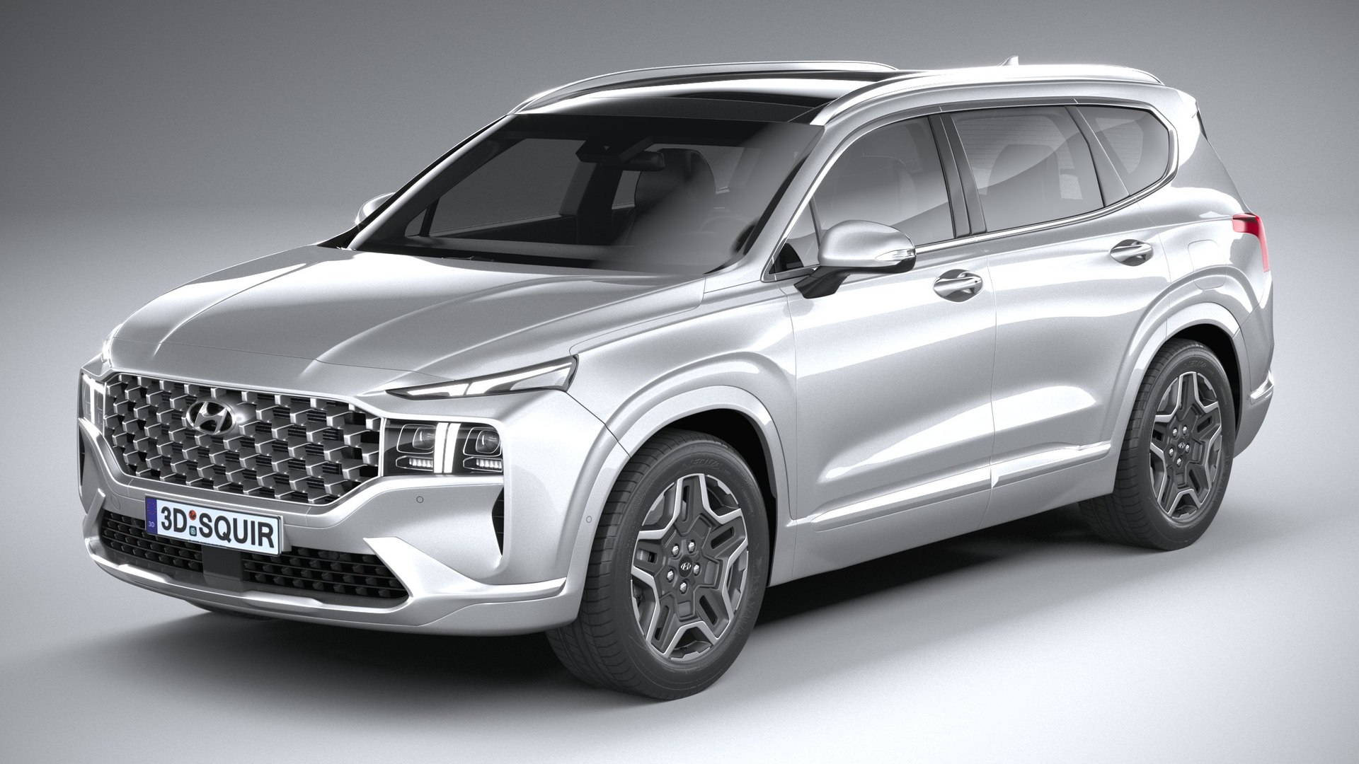 3D Model Hyundai Santafe 2021 - TurboSquid 1581036