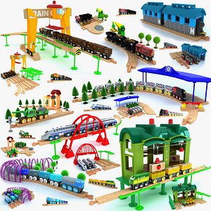 Kids train set toy collection 3