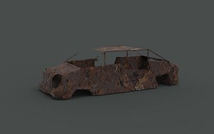 Rusty car body