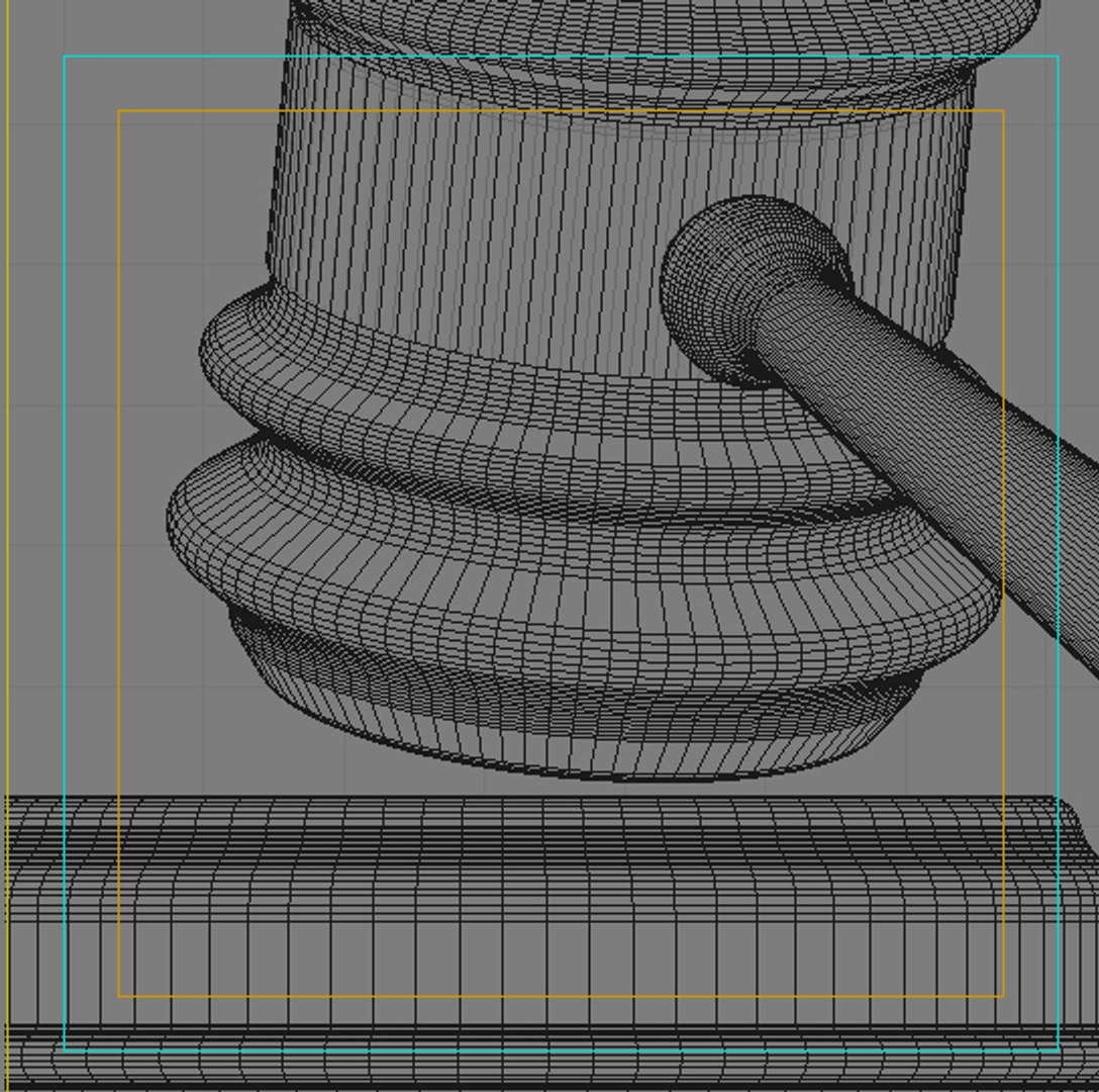 3d gavel model