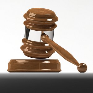 3d gavel model