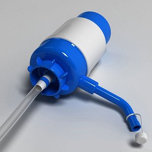 3d model manual water pump