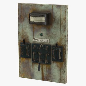 Panel with Levers and Gauges 01