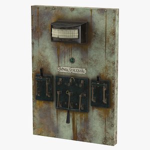 Panel with Levers and Gauges 01