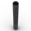 broken iron pipes 3d model