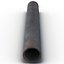 broken iron pipes 3d model