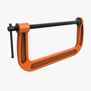 Orange C-Clamp