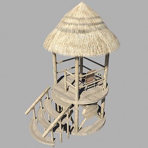 lifeguard tower 3D model