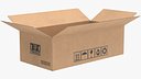 Cardboard Box 6 Open V1