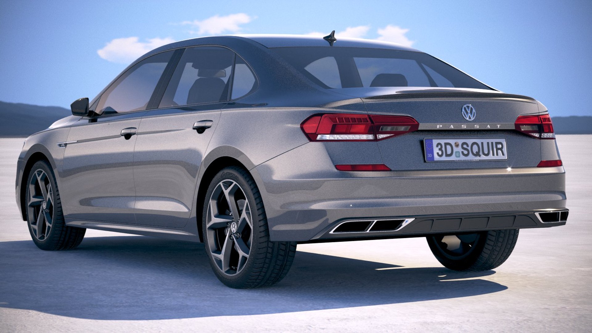 3D volkswagen passat r-line - TurboSquid 1379240