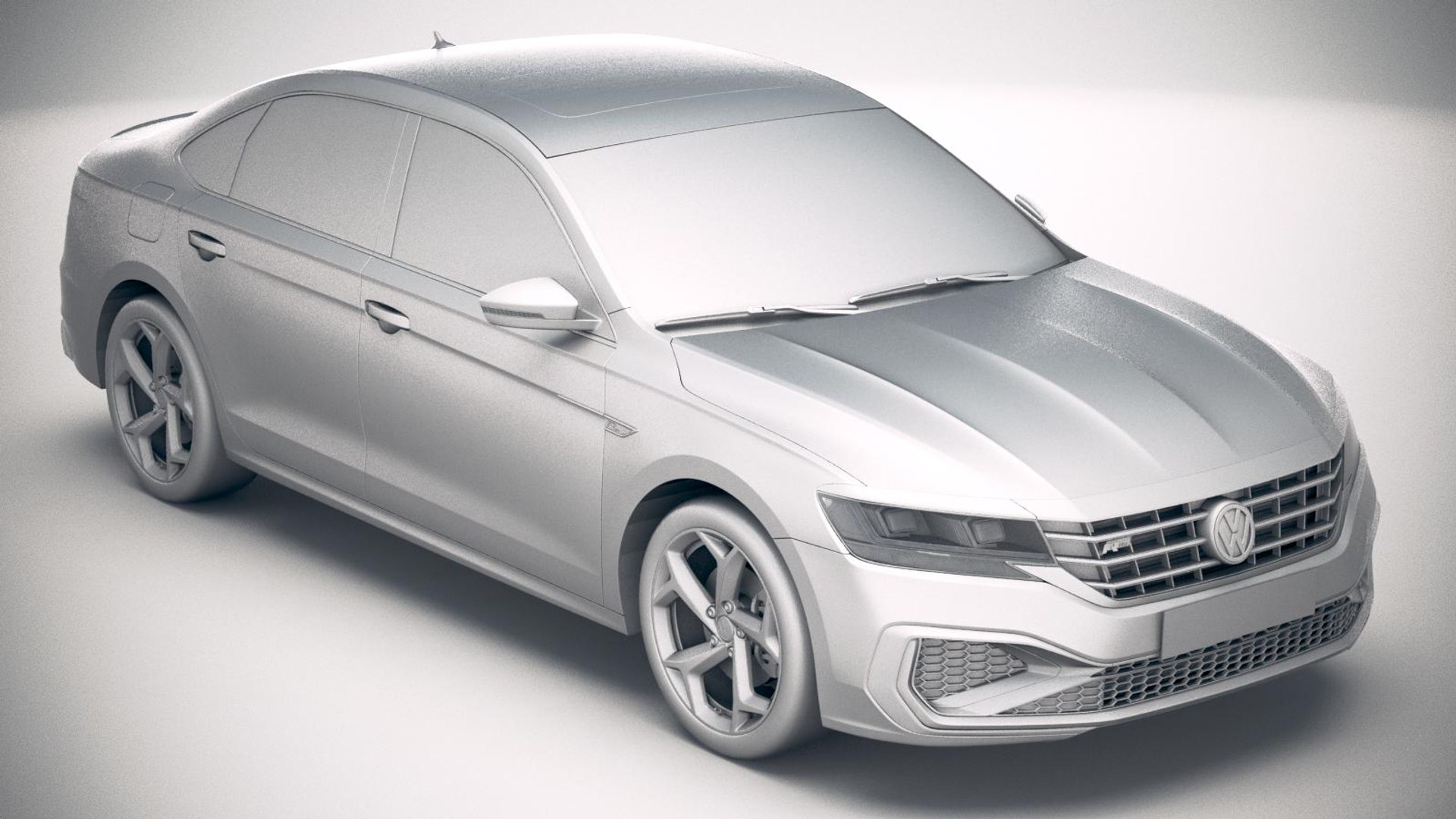 3D volkswagen passat r-line - TurboSquid 1379240