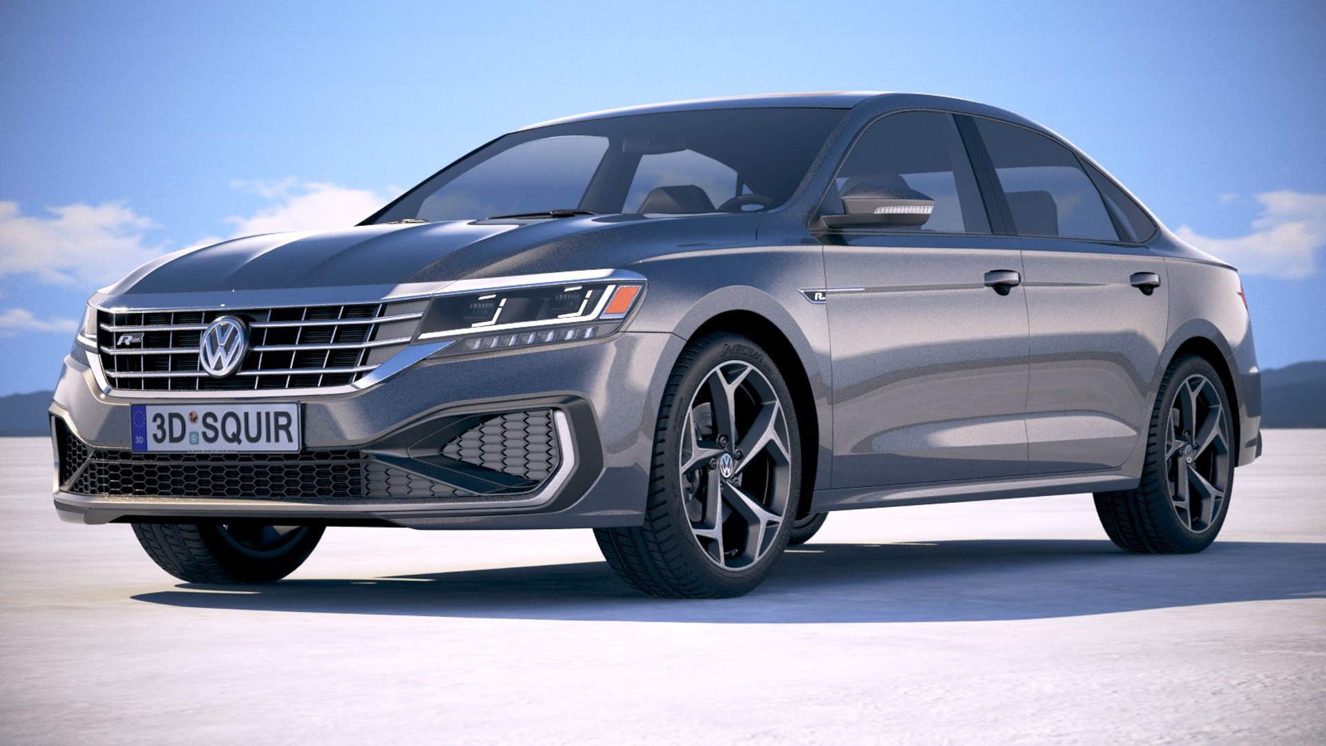 3D volkswagen passat r-line - TurboSquid 1379240