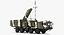 russian missile systems rigged 3D model