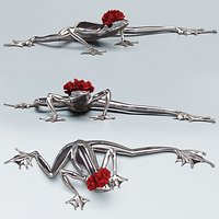 KARE_Deco Figurine Crazy Frog Chrome Big