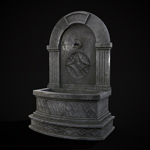 Gothic Wall Water Fountain