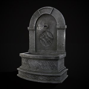 Gothic Wall Water Fountain