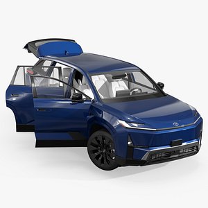 2027 Toyota Highlander EV Rigged for Maya