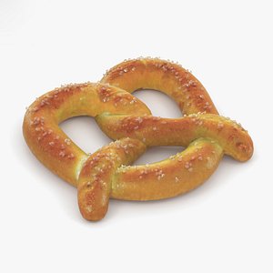 pretzel food 3D model